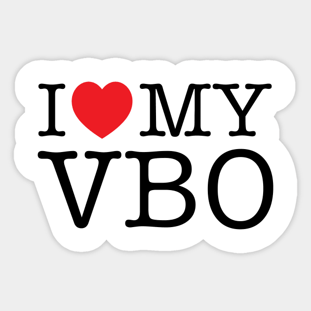 I <3 My VBO Sticker by rayemana
